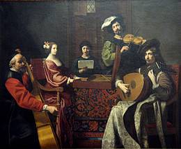 Nicolas Tournier, Le concert (1630-35), Parigi, Louvre